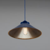 Rio Coloured Pendant Light - Sapphire Blue