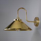 Rio Swan Neck Wall Light - Polished Brass