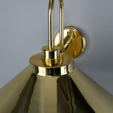 Rio Swan Neck Wall Light - Polished Brass