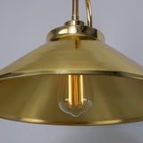 Rio Swan Neck Wall Light - Polished Brass
