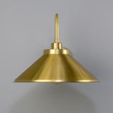 Rio Swan Neck Wall Light - Satin Brass