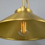 Rio Swan Neck Wall Light - Satin Brass