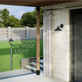 Ripley Outdoor Wall Light Medium Black By Kichler Lifestyle View