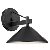 Ripley Outdoor Wall Light Medium Black By Kichler