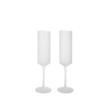 Ripple Champagne Flutes - Frosted by Ferm Living