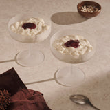 Ripple Champagne Saucers, Set of 2 By Ferm Living - Lifestyle View1
