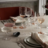 Ripple Champagne Saucers, Set of 2 By Ferm Living - Lifestyle View3