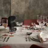 Ripple Champagne Saucers, Set of 2 By Ferm Living - Lifestyle View4