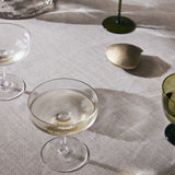 Ripple Champagne Saucers, Set of 2 By Ferm Living - Lifestyle View5