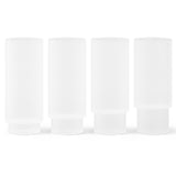 Ripple Glasses, Set of 4 Frosted Long By Ferm Living