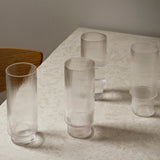 Ripple Glasses, Set of 4 Long By Ferm Living - Lifestyle View3