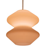 Ripple Pendant Light Off White By Giraffe - Front View