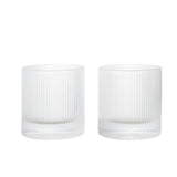 Ripple Tumbler Glasses - Clear by Ferm Living