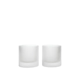 Ripple Tumbler Glasses - Frosted by Ferm Living