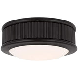 Ritz Flush Mount Small Aged Iron By Visual Comfort Studio