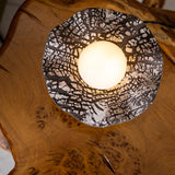 Rivale Ceramic Table Lamp - Antique Silver
