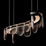 Riverbed LED Linear Suspension detail in Oil Rubbed Bronze, by Hubbardton Forge