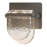 Riverbed LED Wall Sconce in Dark Smoke by Hubbardton Forge