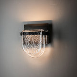 Riverbed LED Wall Sconce detail in Ink, by Hubbardton Forge