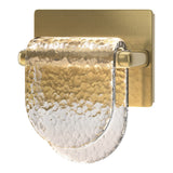 Riverbed LED Wall Sconce in Modern Brass by Hubbardton Forge