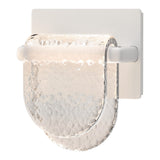 Riverbed LED Wall Sconce in White by Hubbardton Forge