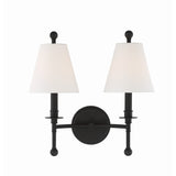Riverdale Wall Sconce 15'' Black Forged