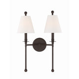 Riverdale Wall Sconce 15'' Dark Bronze