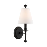 Riverdale Wall Sconce 6'' Black Forged