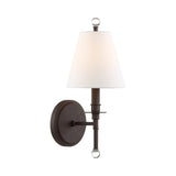 Riverdale Wall Sconce 6'' Dark Bronze