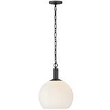 Rivi Pendant Light Black By Lark Living - Side View1