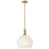Rivi Pendant Light Lacquered Brass By Lark Living