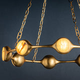 Riviere Chandelier Small By Corbett Detailed View1