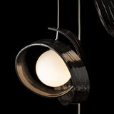 Riza 9-Light Chandelier detail in Ink, Standard, by Hubbardton Forge