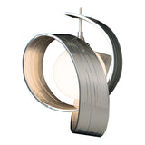 Riza Low Voltage Mini Pendant, shown in Sterling, by Hubbardton Forge