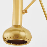 Roald Task Wall Sconce Aged Brass By Hudson Valley - Detailed View