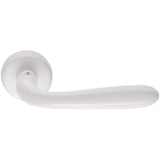 Robot Door Lever in Matte White by Colombo Design