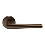 Robotre Door Lever in Bronze by Colombo Design