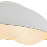 Robyn Flush Mount Antique White Opal Glass By Alora - Detailed View