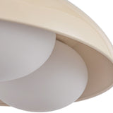 Robyn Flush Mount Pearl White Opal Glass By Alora - Detailed View1