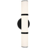 Roch Vanity Light Small Black By Kichler - Front View