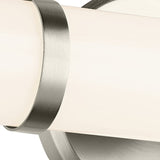 Roch Vanity Light Small Brushed Nickel By Kichler - Detailed View