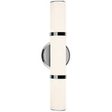 Roch Vanity Light Small Chrome By Kichler - Front View