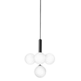 Rock Grey/Opal Miira 4 Pendant Light by Nuura