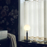 Rock Grey/Opal Miira Table Lamp by Nuura