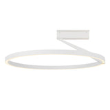 Roda Ceiling Light White Medium By Kuzco Side View