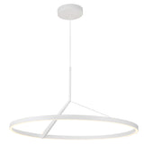 Roda Pendant Light White By Kuzco Front View
