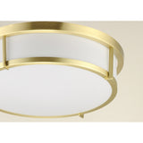 Rogue E26 Flush Mount Satin Brass by Maxim Lighting
