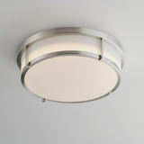 Rogue LED Flush Mount Satin Nickel by Maxim Lighting