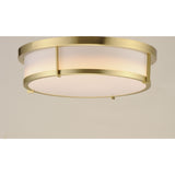 Rogue LED Flush Mount Satin Brass by Maxim Lighting