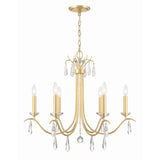 Rollins Chandelier 28'' Antique Gold